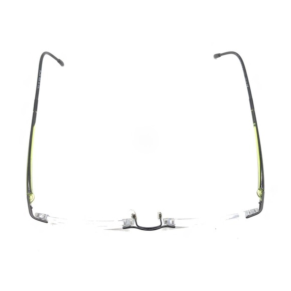 Silhouette 7622 50 6058 Titanium Black Green Rimless Eyeglasses Frames 19 140 - Picture 3 of 13